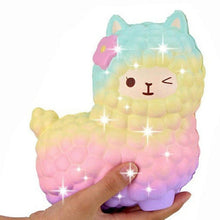 Load image into Gallery viewer, jumbo sheep alpaca squishy cute galaxy slow rising animal squishy squish wholesale exquisite kids gift
